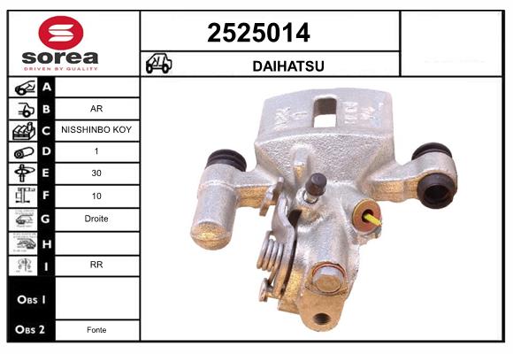 Etrier frana 2525014 EAI