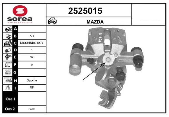 Etrier frana 2525015 EAI