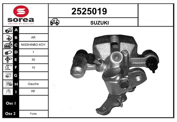 Etrier frana 2525019 EAI