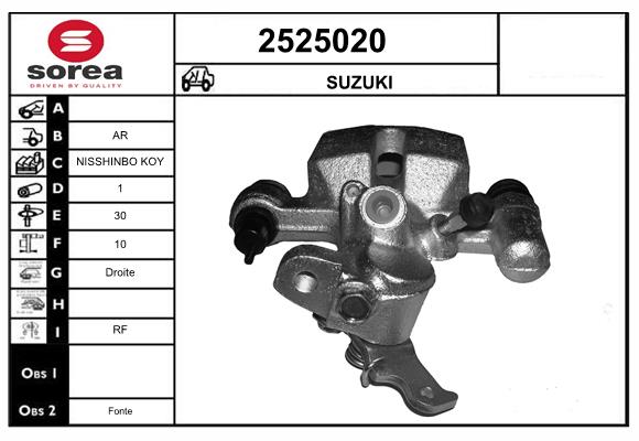 Etrier frana 2525020 EAI