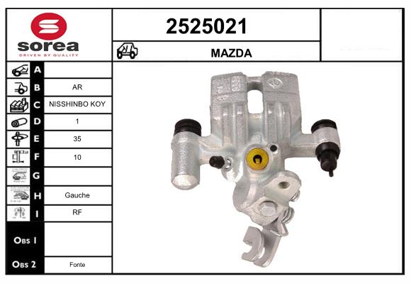 Etrier frana 2525021 EAI