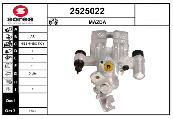 Etrier frana 2525022 EAI