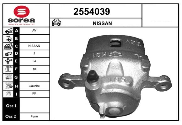 Etrier frana 2554039 EAI