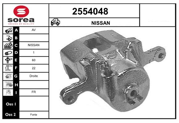 Etrier frana 2554048 EAI