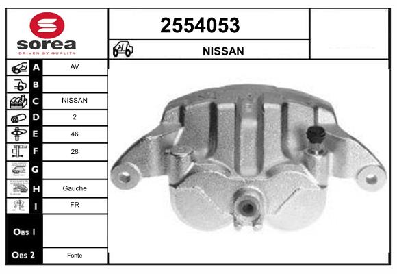 Etrier frana 2554053 EAI