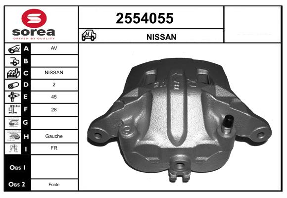 Etrier frana 2554055 EAI