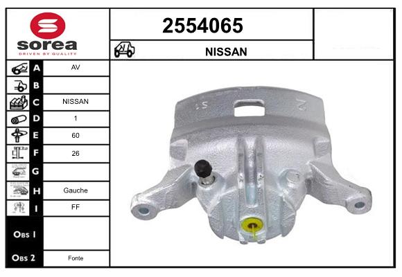 Etrier frana 2554065 EAI