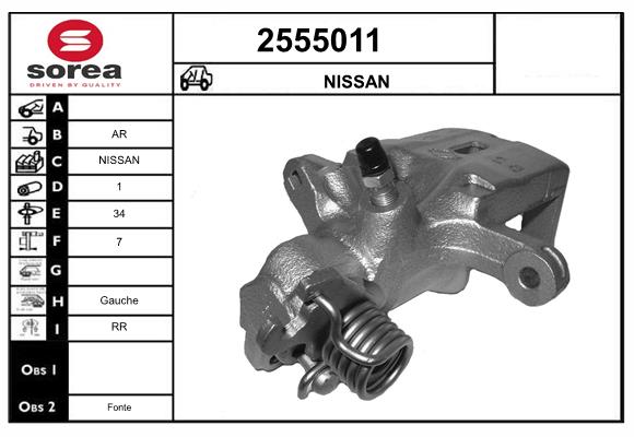 Etrier frana 2555011 EAI