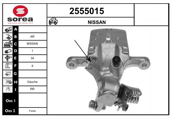 Etrier frana 2555015 EAI