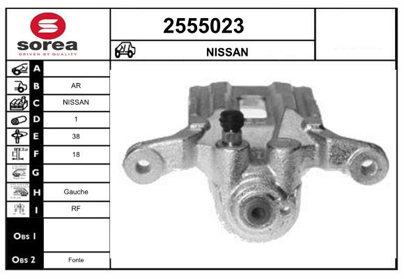 Etrier frana 2555023 EAI