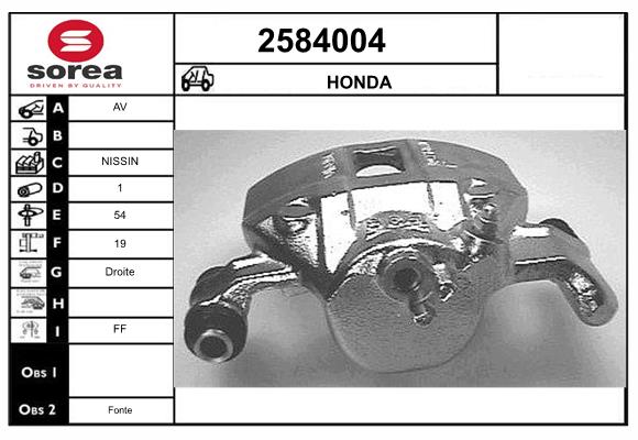 Etrier frana 2584004 EAI