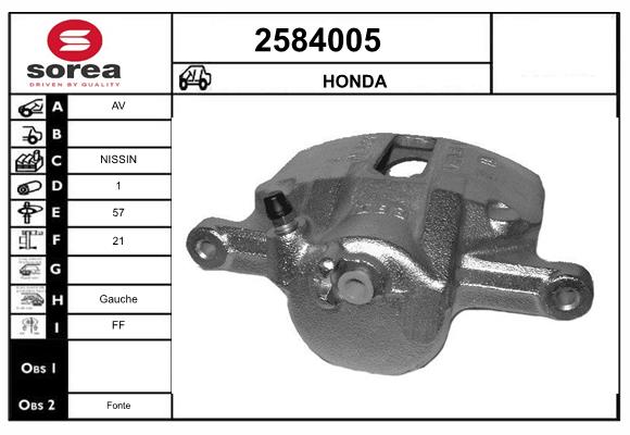 Etrier frana 2584005 EAI