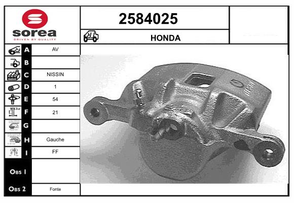 Etrier frana 2584025 EAI
