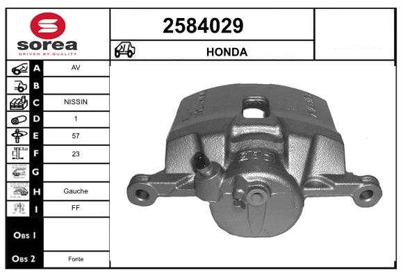 Etrier frana 2584029 EAI