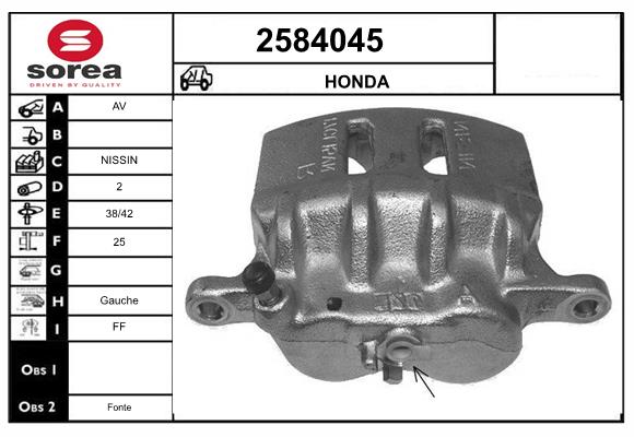 Etrier frana 2584045 EAI