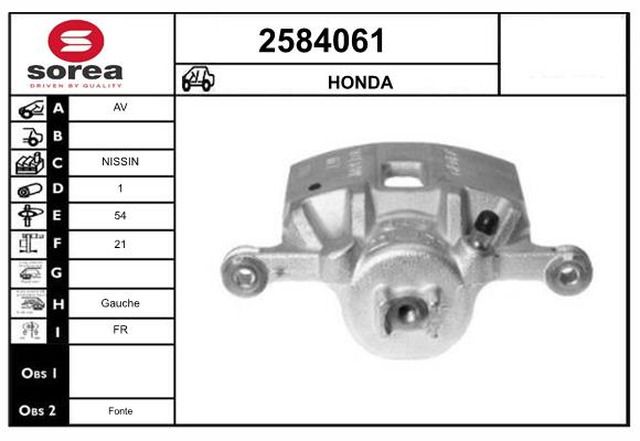 Etrier frana 2584061 EAI