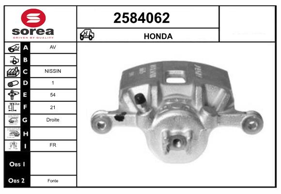Etrier frana 2584062 EAI