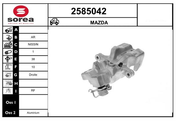 Etrier frana 2585042 EAI