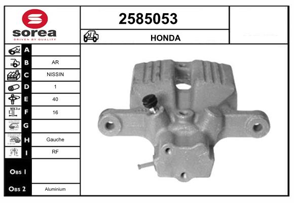Etrier frana 2585053 EAI