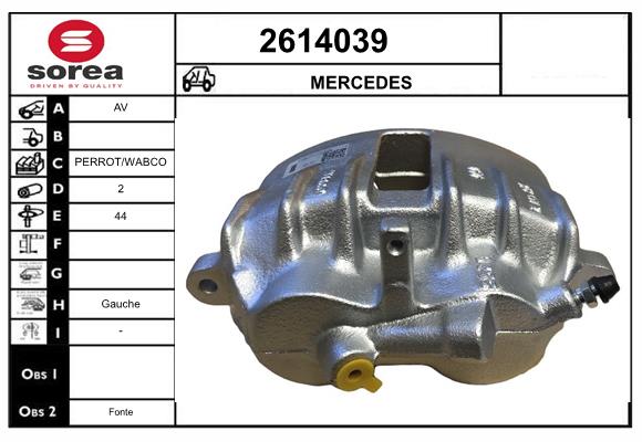 Etrier frana 2614039 EAI