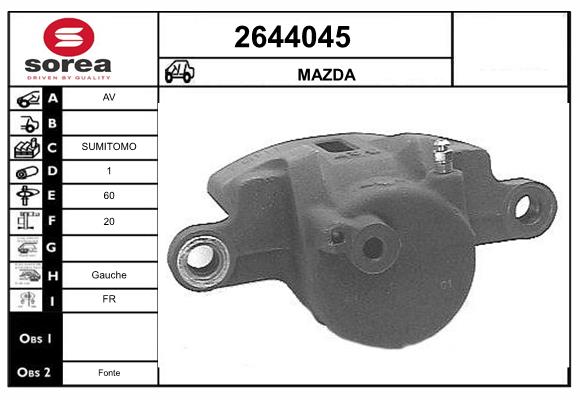 Etrier frana 2644045 EAI