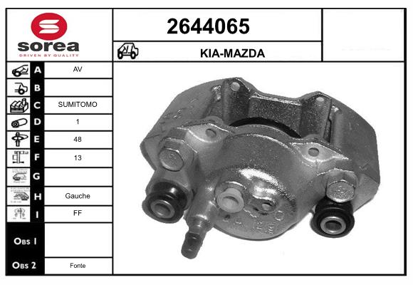 Etrier frana 2644065 EAI