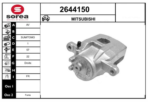 Etrier frana 2644150 EAI