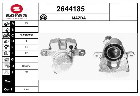 Etrier frana 2644185 EAI
