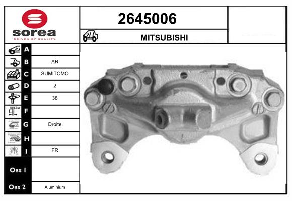 Etrier frana 2645006 EAI