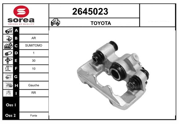 Etrier frana 2645023 EAI