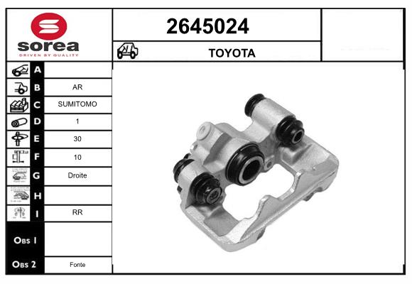 Etrier frana 2645024 EAI