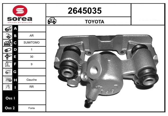 Etrier frana 2645035 EAI