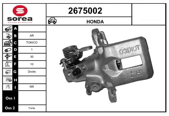 Etrier frana 2675002 EAI