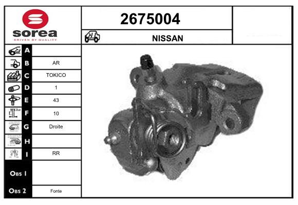 Etrier frana 2675004 EAI