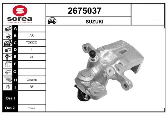 Etrier frana 2675037 EAI