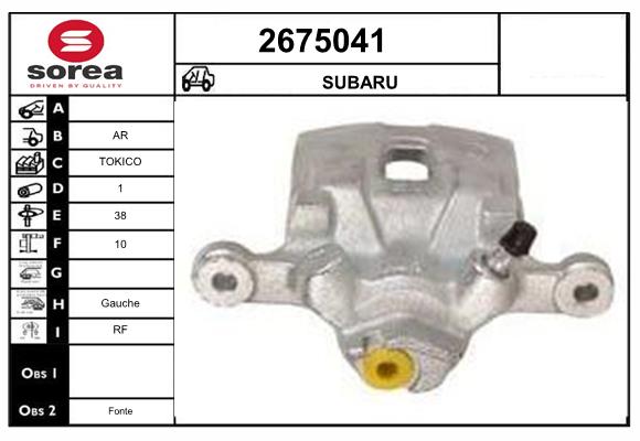 Etrier frana 2675041 EAI