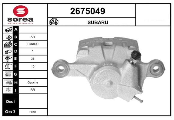 Etrier frana 2675049 EAI