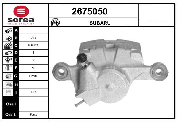 Etrier frana 2675050 EAI