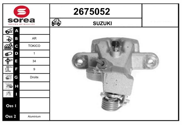 Etrier frana 2675052 EAI