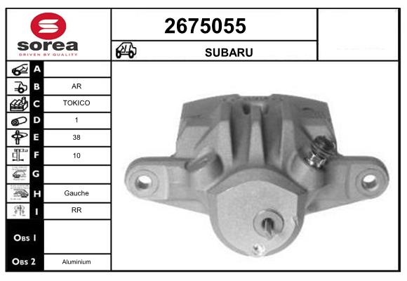 Etrier frana 2675055 EAI