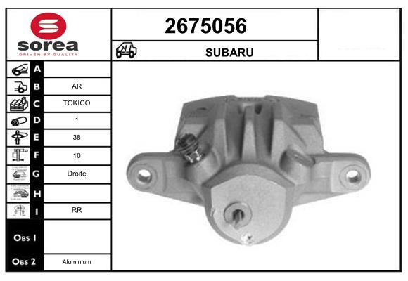 Etrier frana 2675056 EAI