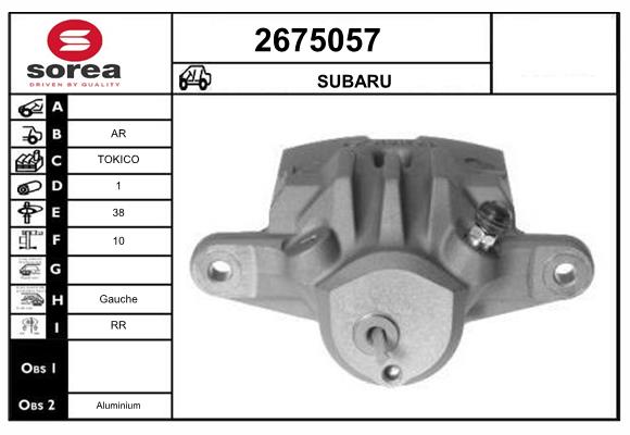 Etrier frana 2675057 EAI