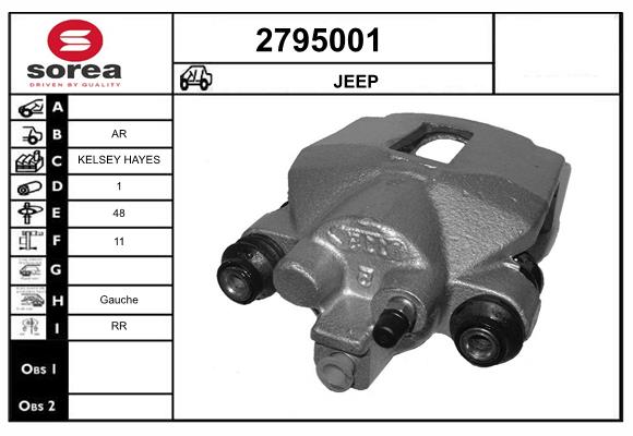 Etrier frana 2795001 EAI