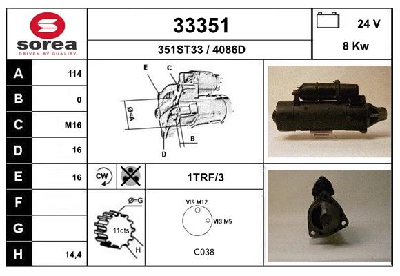 starter 33351 EAI