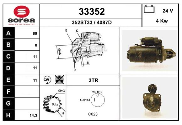 starter 33352 EAI