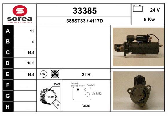 starter 33385 EAI