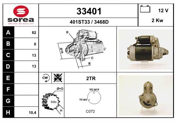 starter 33401 EAI