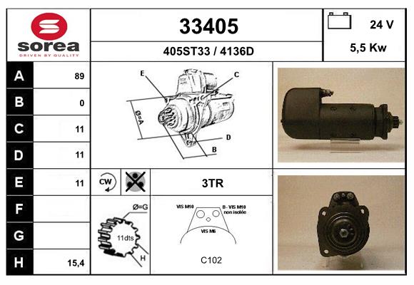 starter 33405 EAI