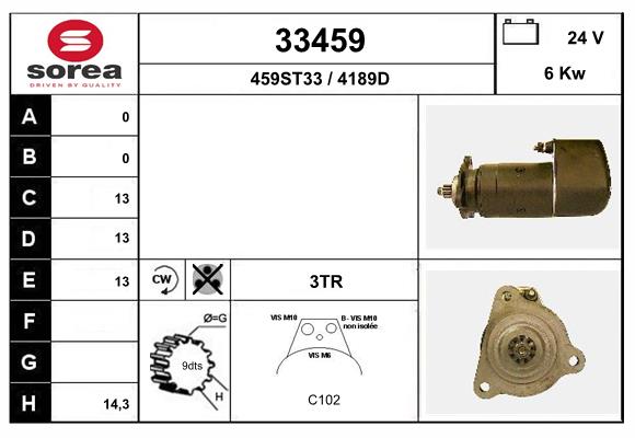 starter 33459 EAI