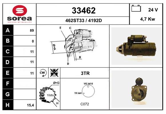 starter 33462 EAI